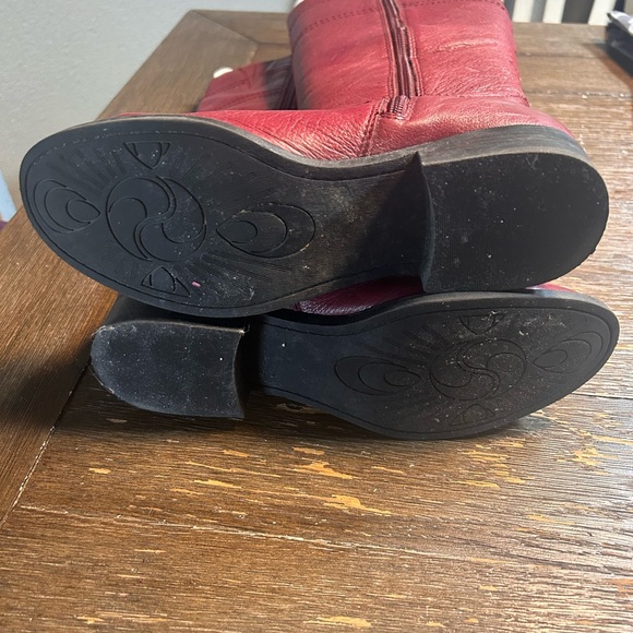 Genuine leather knee high boots size 8.5 - Picture 8 of 12